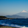 三保から望む富士山