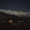 早春の白馬村夜景