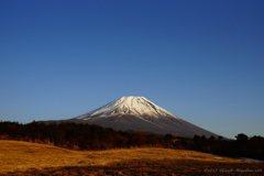 富士ケ嶺から晴天富士
