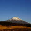 富士ケ嶺から晴天富士
