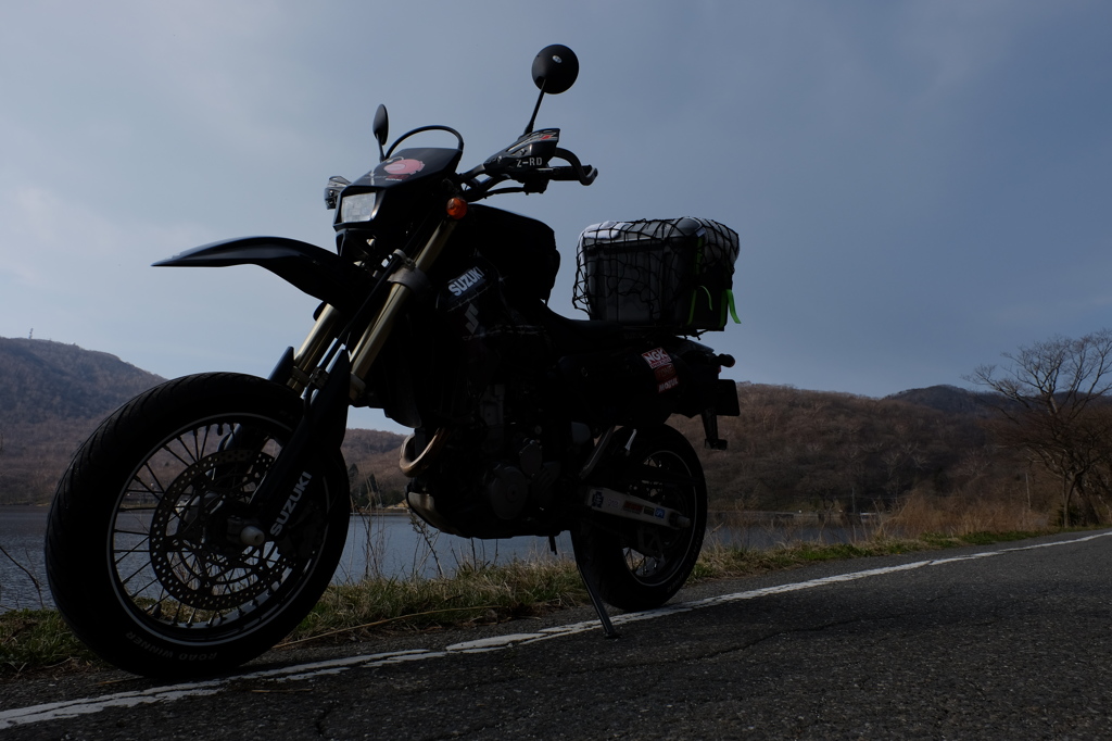 赤城大沼と愛車