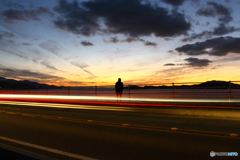 shooting a sunset in Itoshima