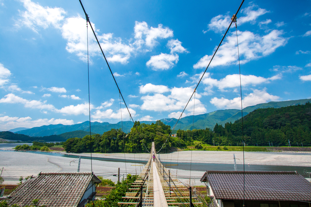 塩郷の吊り橋
