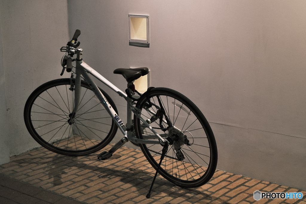 街の自転車