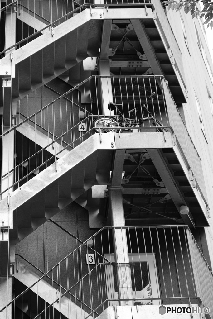 自転車のある風景