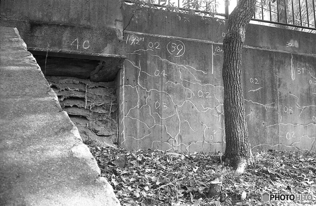 遺構（？）と謎の符号