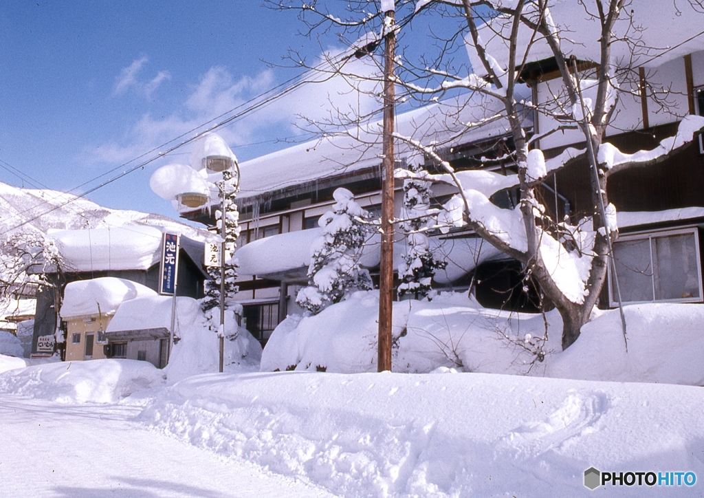 雪国の青い空　1976/12/30