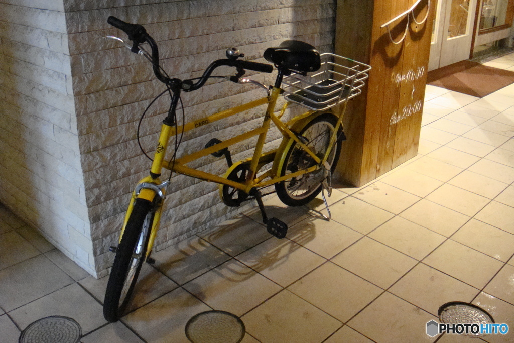 街の自転車