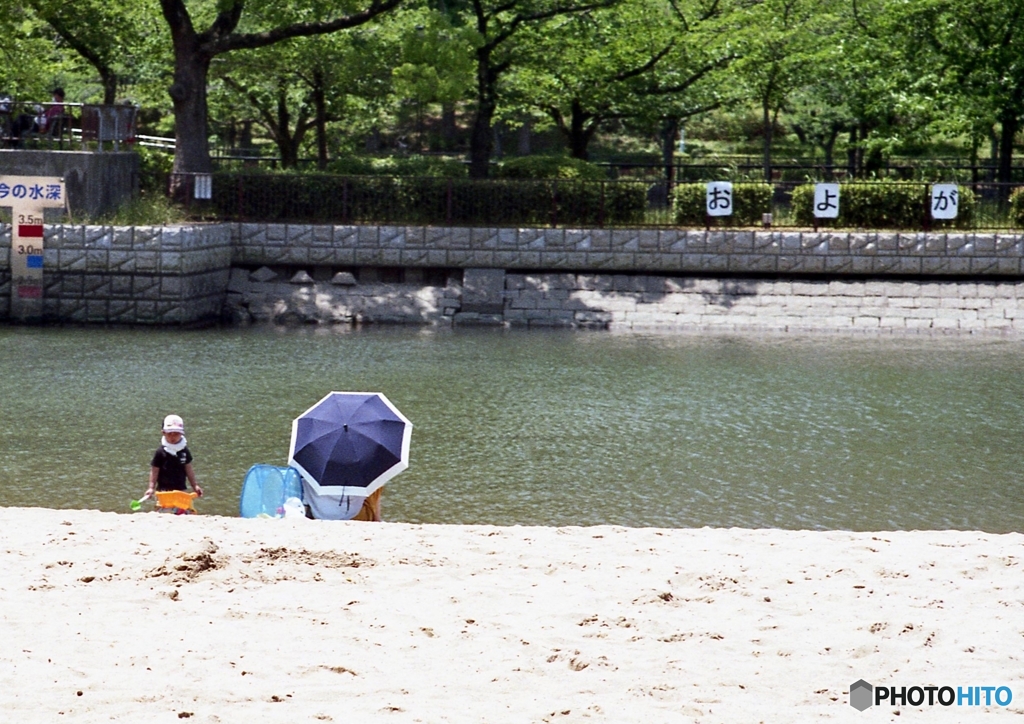 親子　〜水辺の風景〜