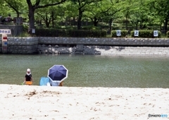 親子　〜水辺の風景〜