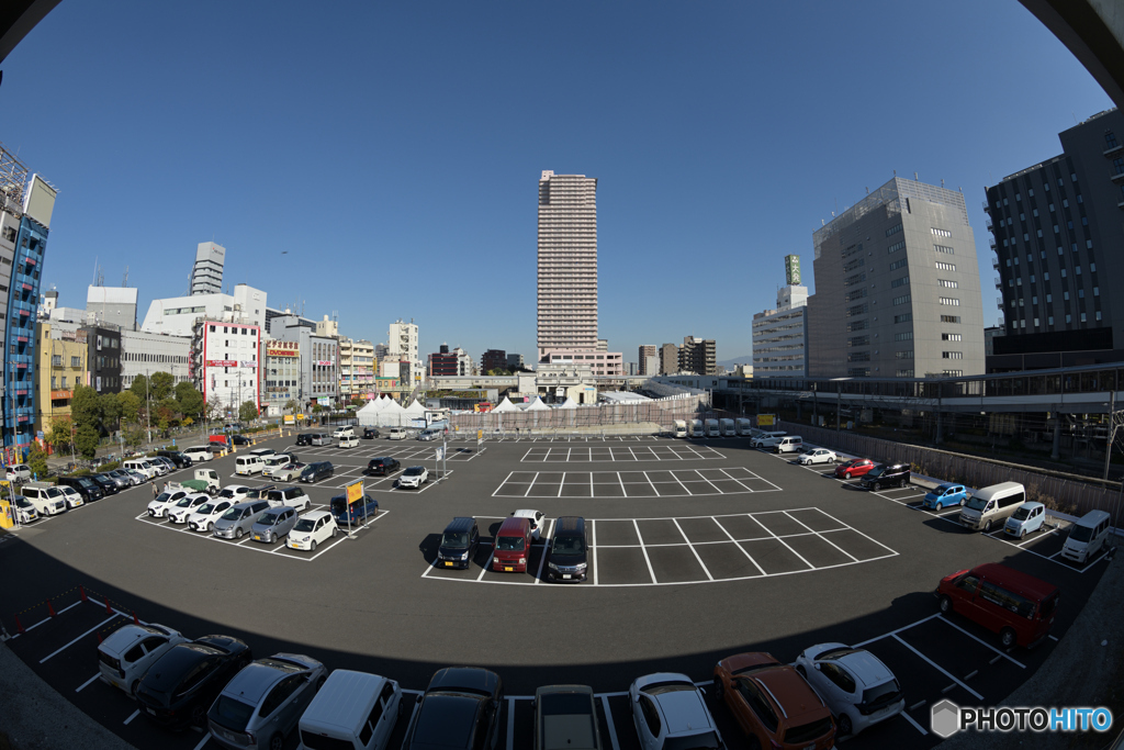 取り敢えずの駐車場