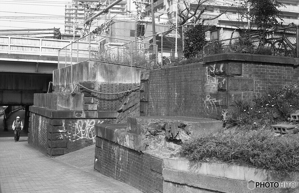 煉瓦積み～桜ノ宮駅