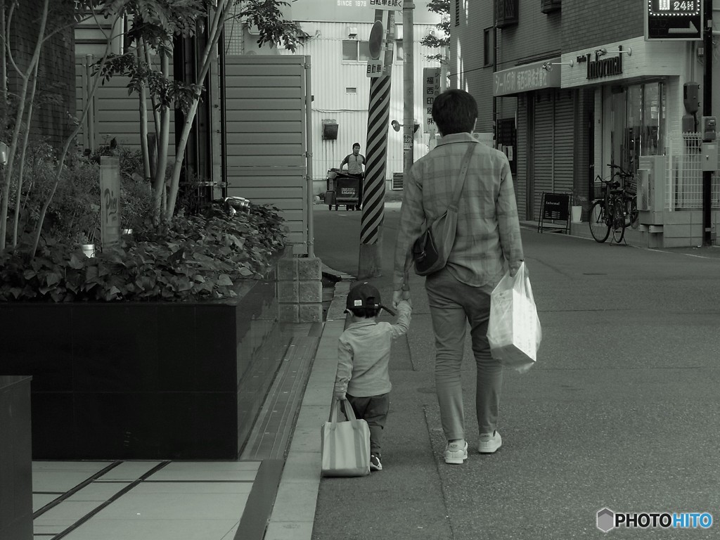 お父さんと一緒