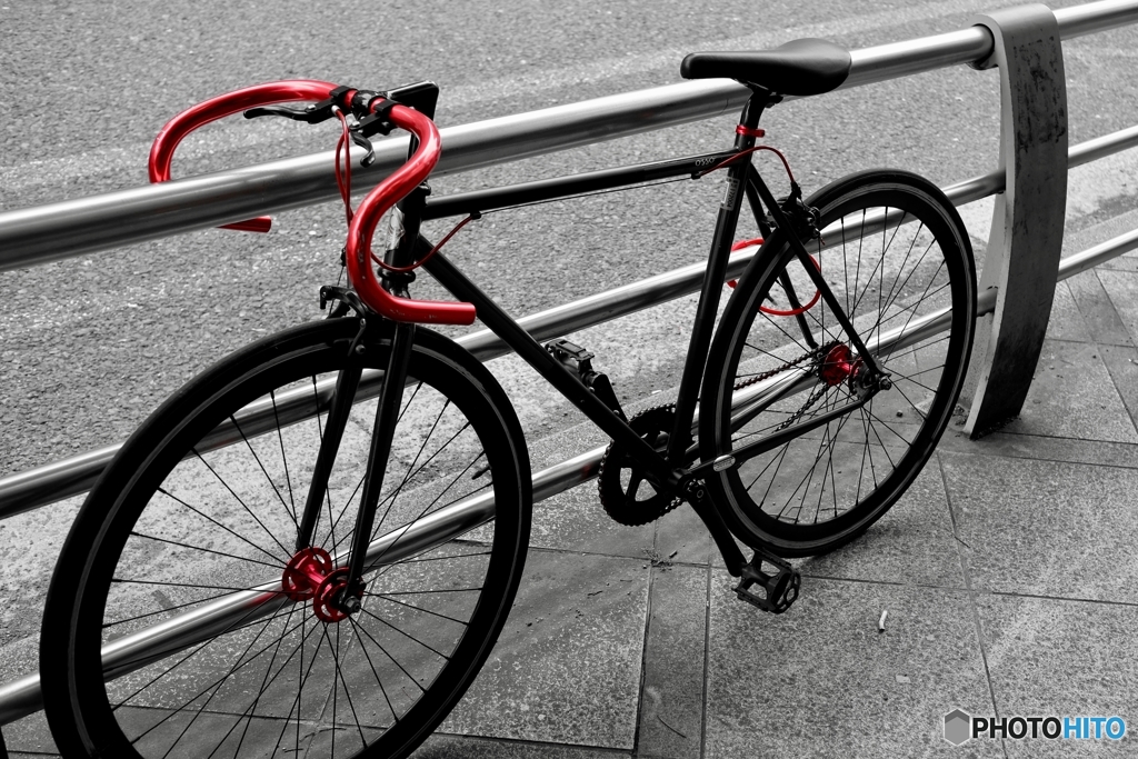 レッド　３　自転車