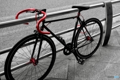 レッド　３　自転車