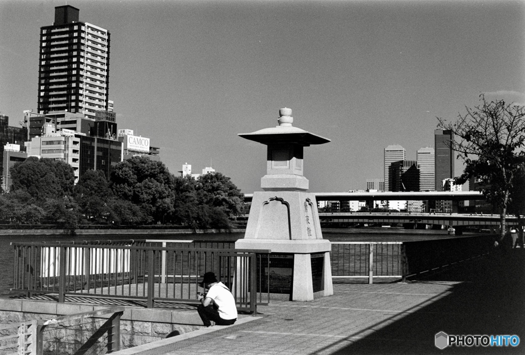 常夜燈　八軒屋浜（フィルム）