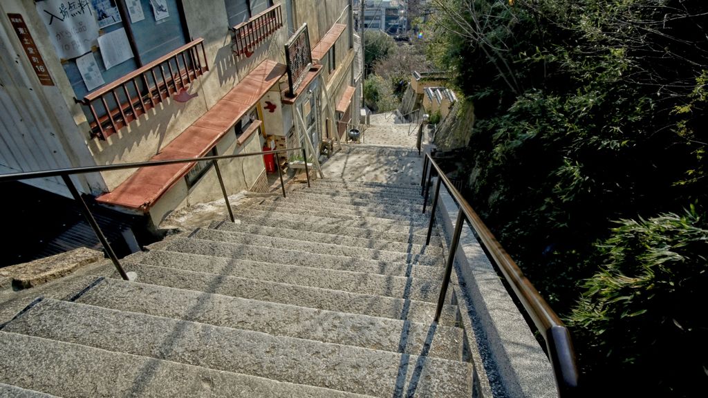 千光寺えの石段