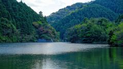 「蒼霧鯉池」砂防ダム