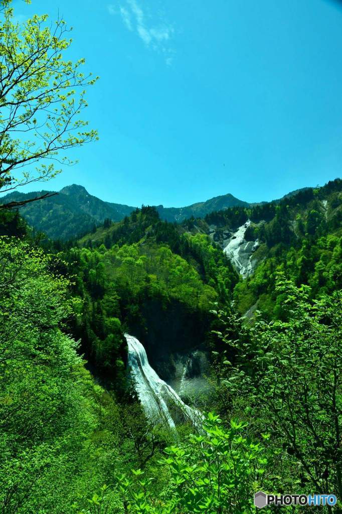 滑川大滝　山の展望台より