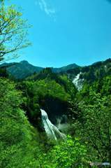 滑川大滝　山の展望台より