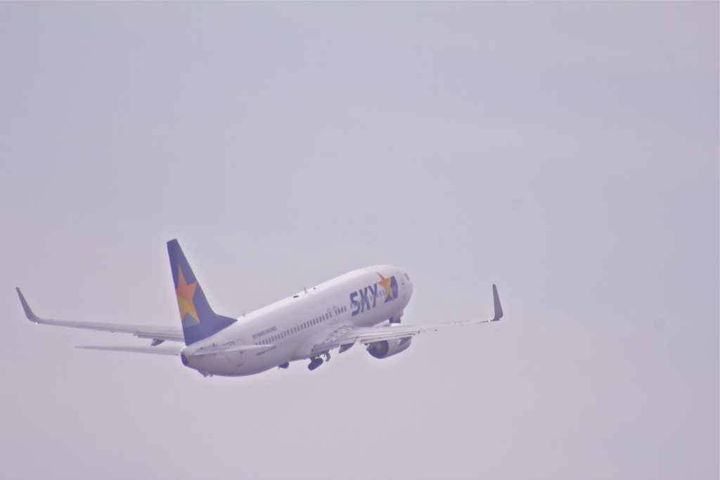 飛行機は難しいです