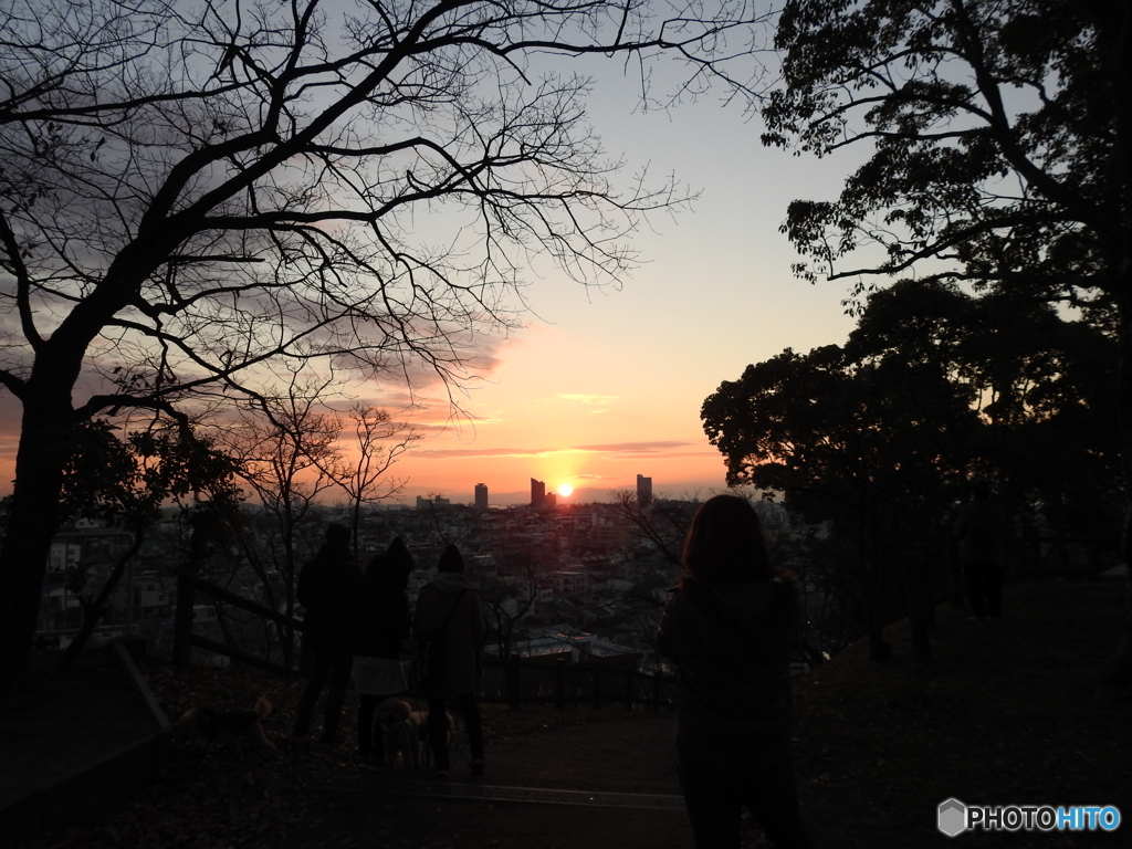 小さな初日の出