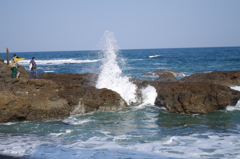 大洗の海岸