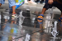 水遊び