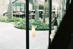 お店の中から