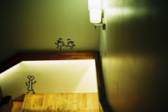 お店の階段