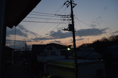 夕暮れ
