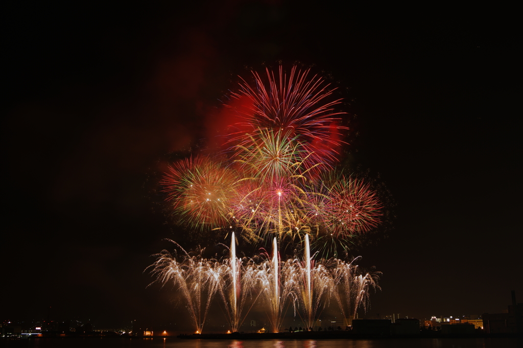 小樽潮祭りの花火　その3