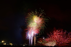 銭函サンセットビーチ祭りの花火