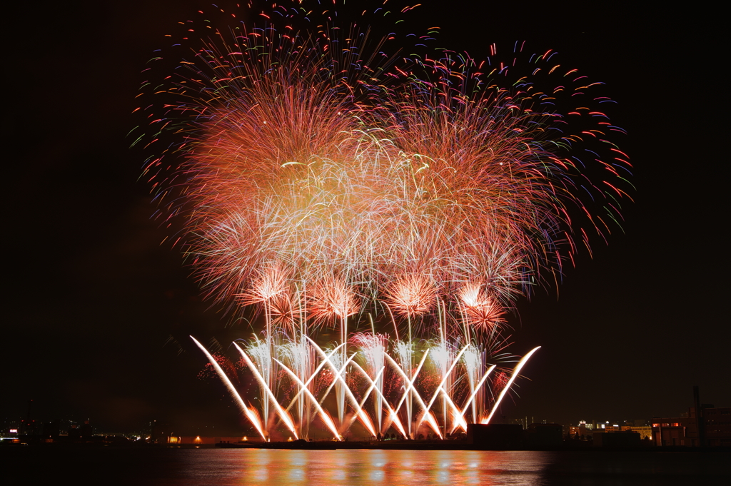 小樽潮祭りの花火　その4
