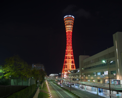 夜の神戸タワー1