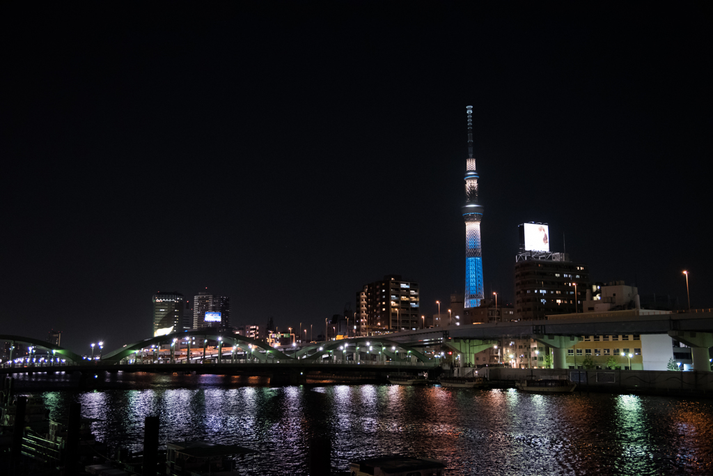 隅田川の夜景