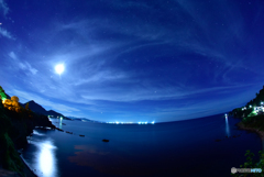 海と夜景