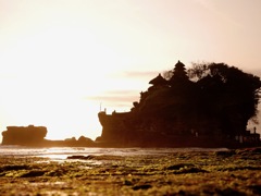 タナロット寺院　夕暮れ