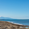 新屋海浜公園から見た鳥海山