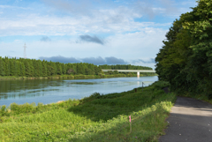 川のある風景