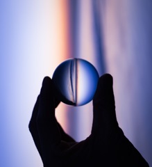 ocean in a crystal ball 