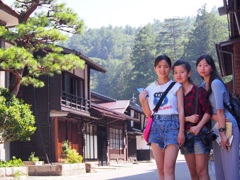 奈良井宿にて