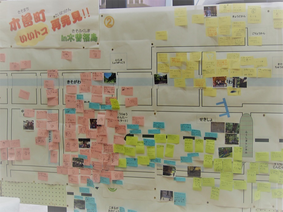 地元の子どもたちの作品