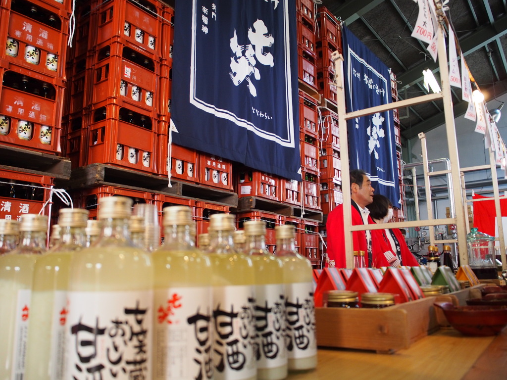 七笑酒造の蔵開き