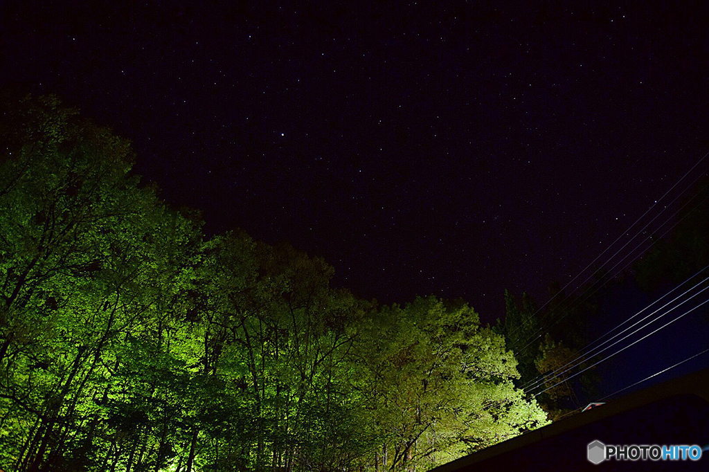 初めての星景