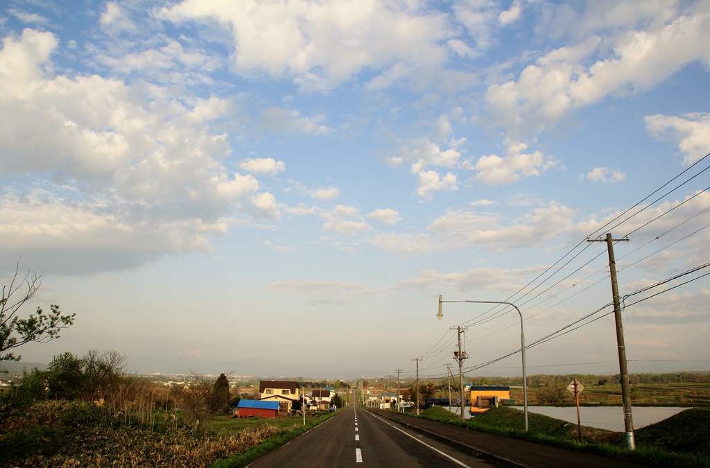 すごいΣ(ﾟoﾟ)一直線だー　いや～これ普通ですけど