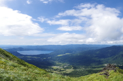 眼下の湖面