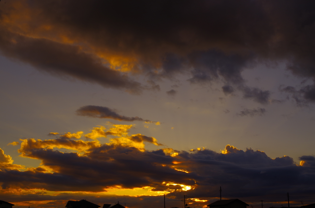 いつもの夕焼け usual sanset