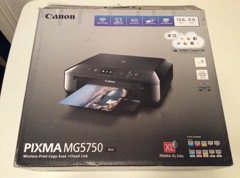 Canon PIXMA MG 5750 箱