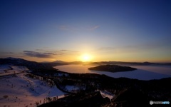 美幌峠からの屈斜路湖